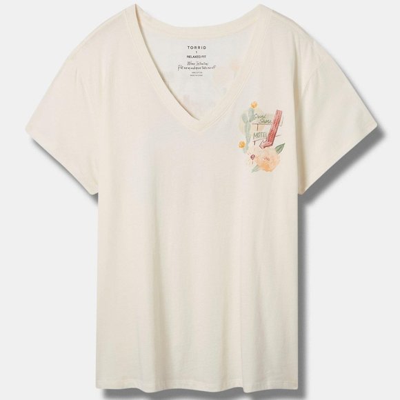 ❤️NWT VINTAGE TORRID TEE DESERT FLORAL PRINT RELAXED FIT VINTAGE 100% COTTON 2X - Picture 9 of 11